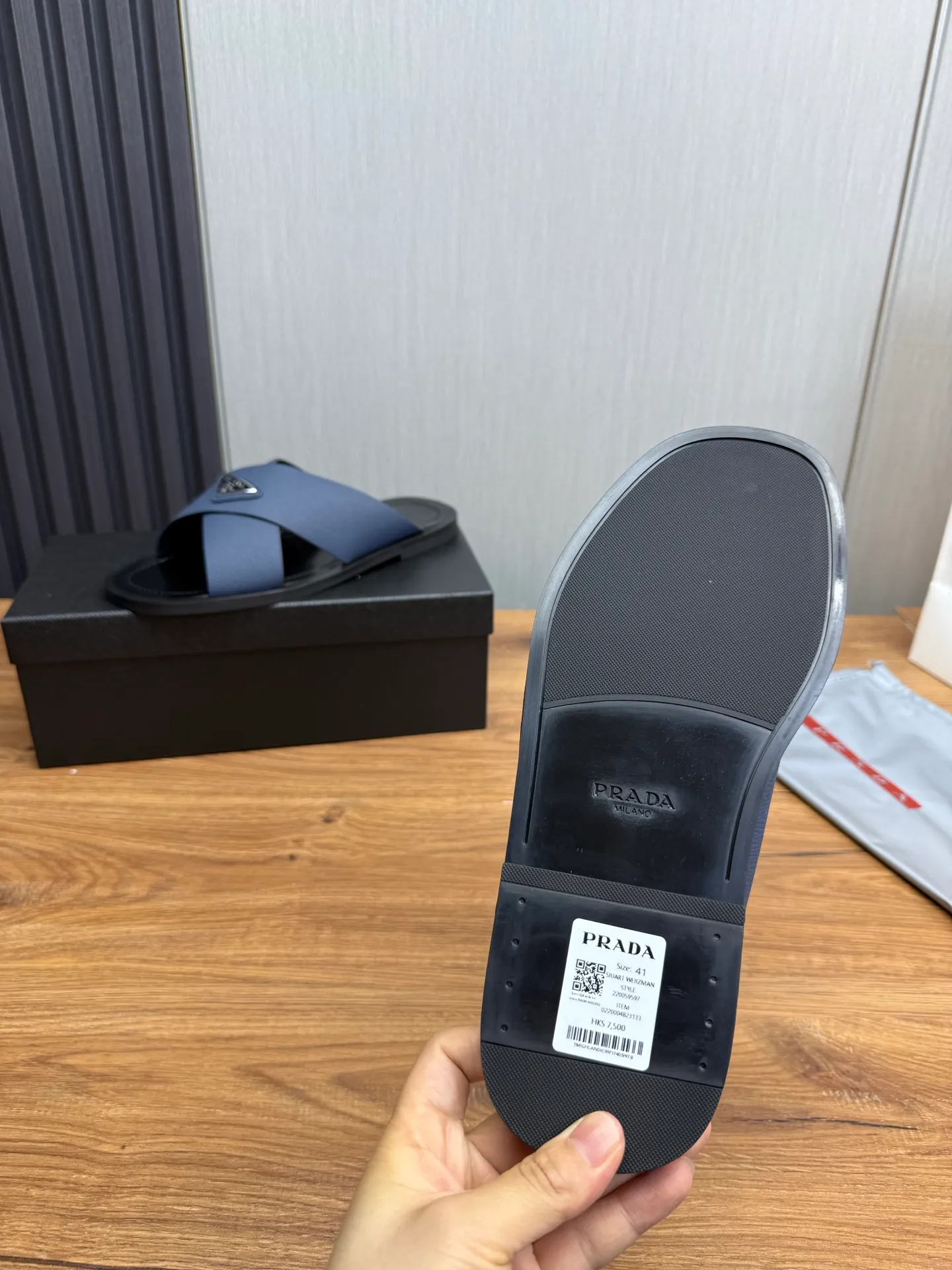Factory price 340💰 ＰＲＡＤＡPrada - popular men's slippers hot sale 🔥 🩴Official website one to one production 38-45 sizes 45 46 🉑️Customized!